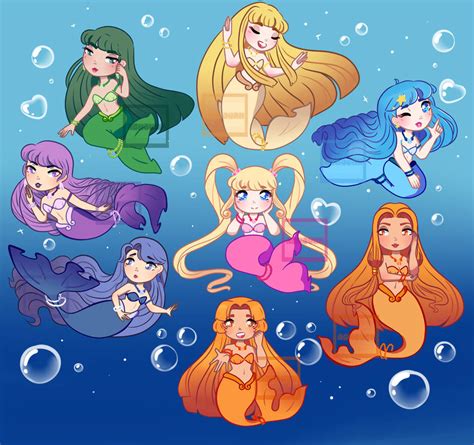 Chibi Mermaid Melody By Ashourii On Deviantart