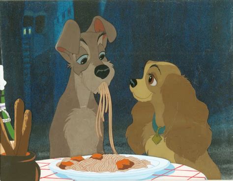 Featured Animation Art Cel Bella Notte Lady And Tramp Lady And The Tramp