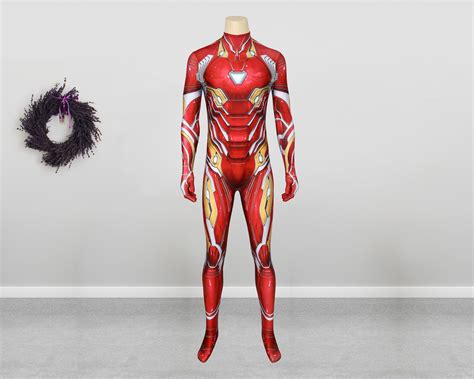 Avengers Endgame Iron Man Costume Cosplay Nanotech Suit Tony Etsy