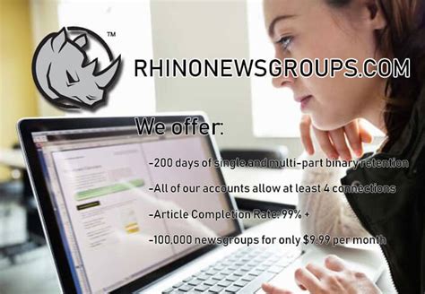 Rhinonewsgroups Review Fast Usenet Speeds