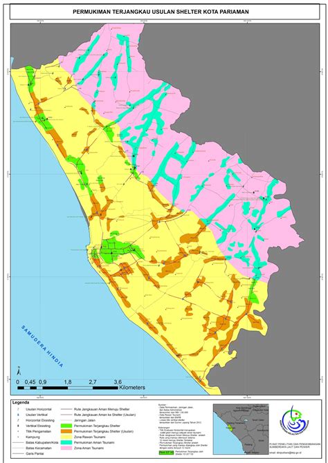 Peta pulau sumatera utara barat selatan sumut sulut sulbar hd. Peta Kota Pariaman