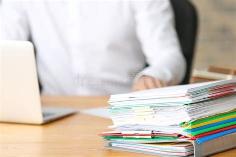 Stack Of Documents Stock Image Image Of Office Work 8634005