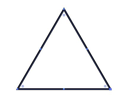 How to make a triangle in illustrator. adobe illustrator - How can I make a triangle with two ...