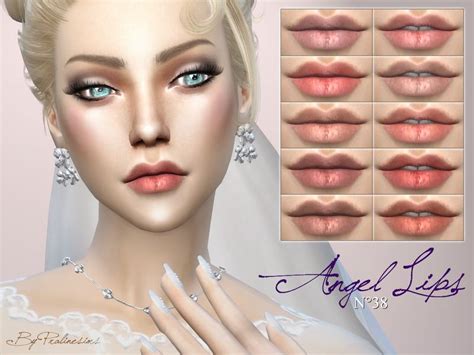 Pralinesims Angel Lips N38 Makeup Set Sims 4 Cc Makeup Sims 4