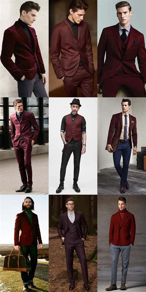 men s fashion guide ways to wear burgundy aw14 fashionbeans