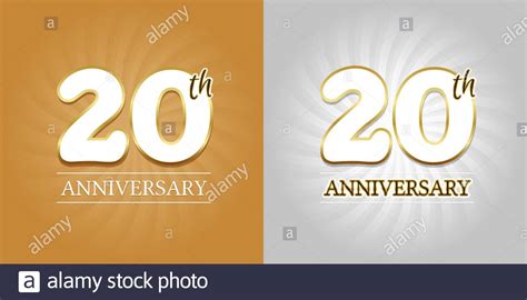 20th Anniversary Logo Hi Res Stock Photography And Images Alamy