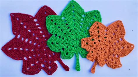 Crochet Autumn Leaves Pattern