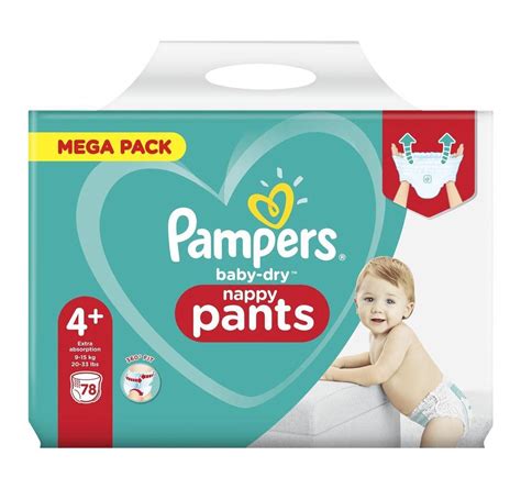 Pampers Baby Dry Nappy Pants Luierbroekjes Maat 4 78stuks Hermie