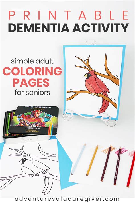 You can spend hours finishing this while calming your mind. Easy Winter Coloring Pages for Seniors Living with ...