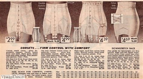 1950s Lingerie History Bras Girdles Slips Panties Garters