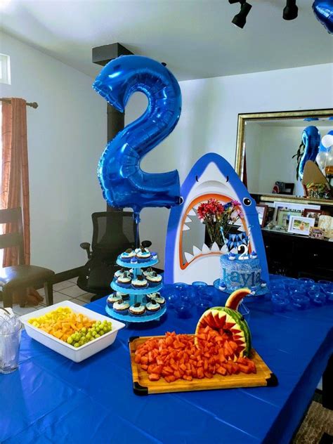 Tips for feeding your preschooler (3 to 5 years). Shark birthday theme 2 year old | 1st birthday party games ...