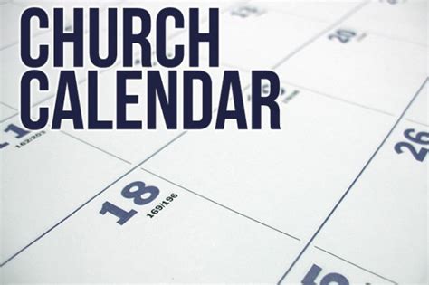 Church Calendars All Saints South Grenville Anglican Parish