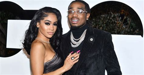 quavo reveals adorable pick up line he used for saweetie a look at the power couple s two year