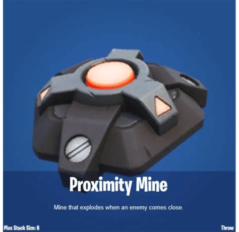 fortnite update 12 10 adds proximity mine millenium