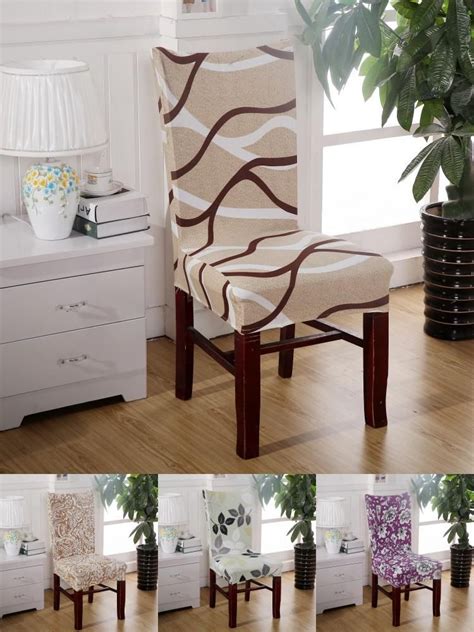 3.5 out of 5 stars 2. Visit to Buy Dining Room Decoration Jacquard Chair Covers Spandex Fabric Machine Washa ...