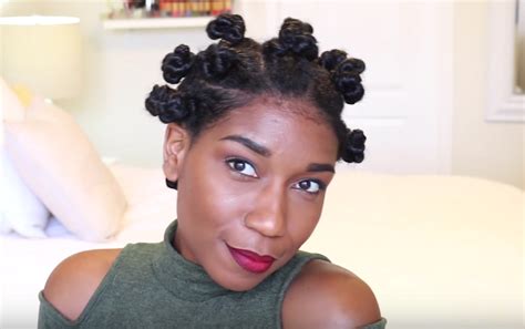 Bantu knots can be created on hair that's blown out, relaxed or going through the transition process. 5 Protective Styles To Do With Your Natural Hair ...