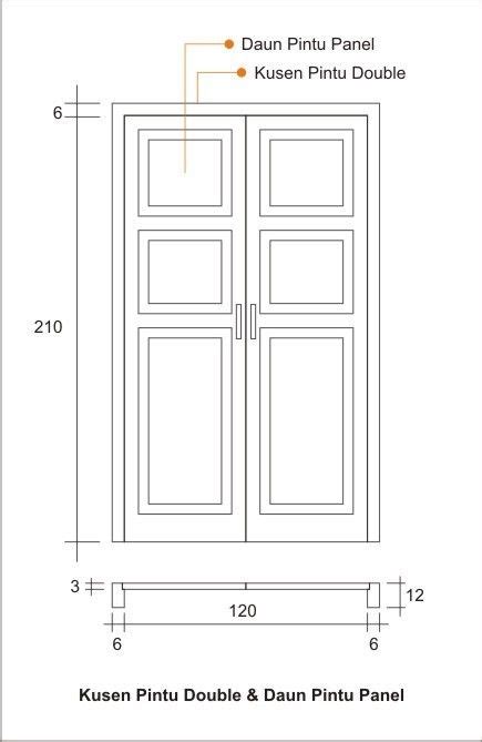 inspirasi penting  model pintu rumah minimalis dua daun rumah populer