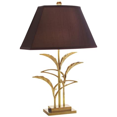 John richard natural banana tree. John Richard Leaves Brass Table Lamp - Style # 5F412 ...