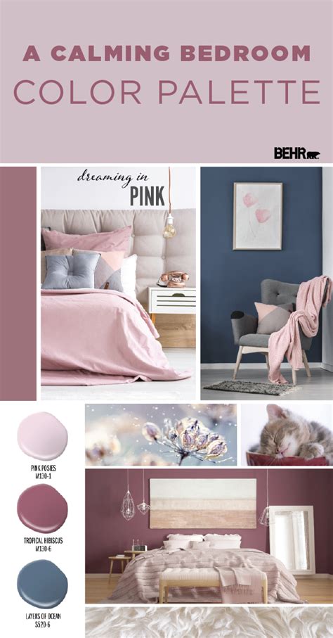 Dreaming In Pink Color Palette Colorfully Behr Calming