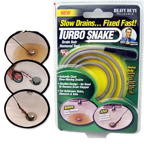 No matter how careful you are about preventing items from slipping down your sink, soap and residue builds up and slows down the drain over time. Turbo Snake Sink Slow Drains Fixed Clog Hair Clear Tool ...
