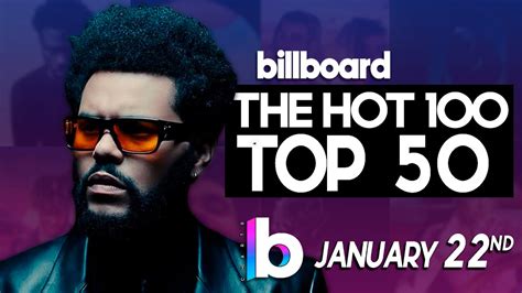 Billboard Hot 100 Top 50 Singles January 22nd 2022 Youtube