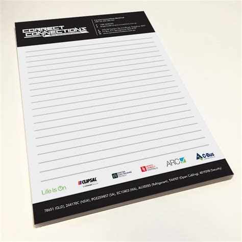 Custom A4 Notepads Design And Printing — Tradie Packs
