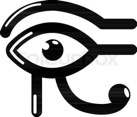 Eye Horus Icon Simple Illustration Of Stock Vector Colourbox