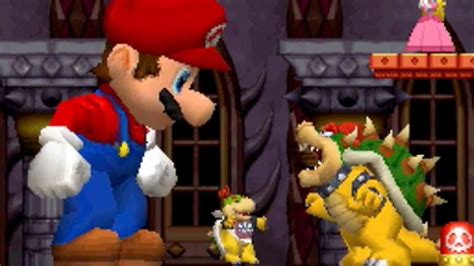 New Super Mario Bros Ds All Castle Bosses With Giant Mario Youtube