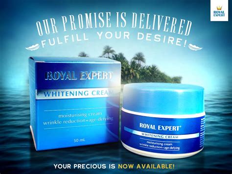 Royal expert whitening cream, new look. Royal Expert White Cream (BLUE Container Cream!)