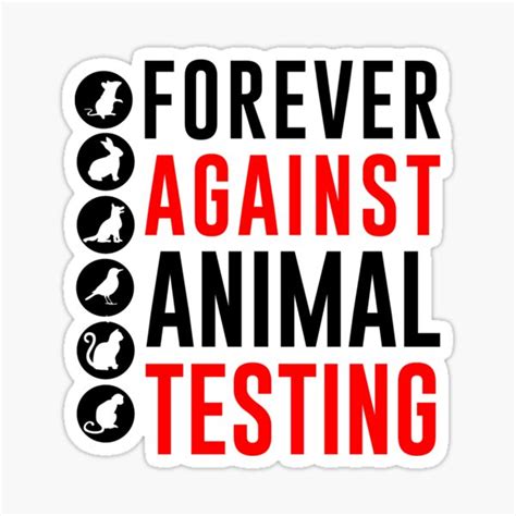 Forever Against Animal Cruelty Sticker For Sale By Divergentminds