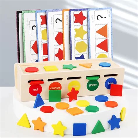 Boxă Clasificare Culori și Figuri Geometrice Kindermd