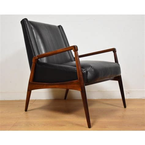 Check out target.com to find furniture & styling ideas to spruce. Mid-Century Rosewood & Black Leather Lounge Chair | Chairish