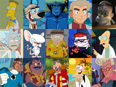 Famous Scientist Cartoon Characters