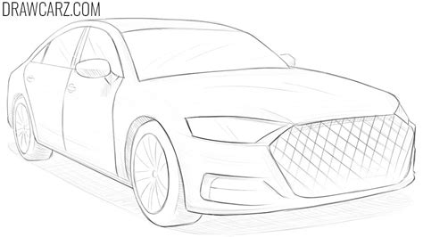 How To Draw A Car In Perspective