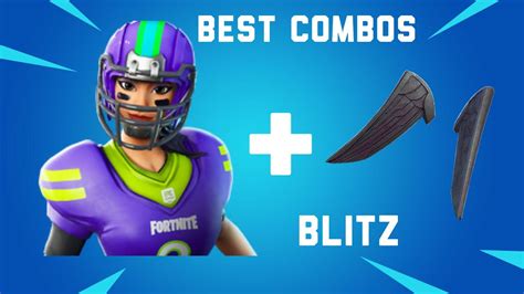 Best Sweaty Tryhard Combos For The Blitz Football Skin Fortnite Youtube