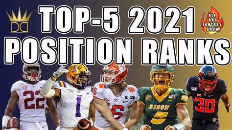 Our 2021 draft overall rankings are updated daily. 2021 Top NFL Draft Prospect Rankings | Dynasty Fantasy ...