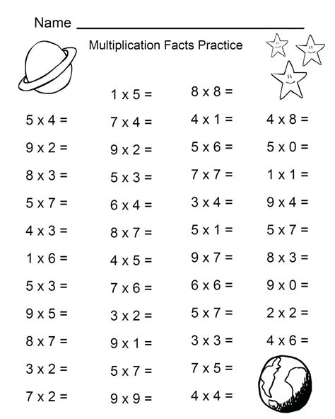 This fun memory card game will help students learn their multiplication facts up to 9 x 9. 4Th Grade Math Worksheets Printable Pdf | Printable Worksheets & Wiring Diagrams