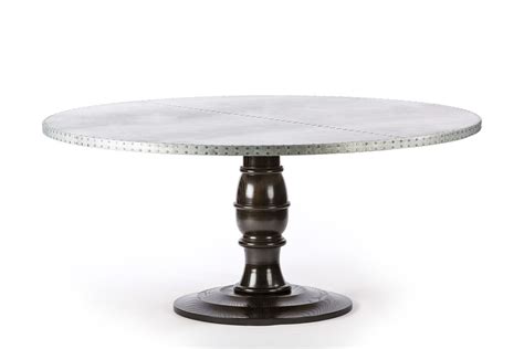 It all starts with a roll of 22 gauge zinc questions? Buy a Hand Crafted Zinc Table Zinc Dining Table - The ...