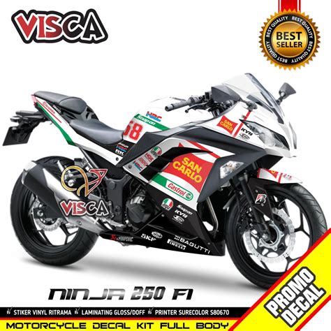 Jual Decal Ninja 250 Fi Full Body Stiker Ninja 250 Fi Full Body