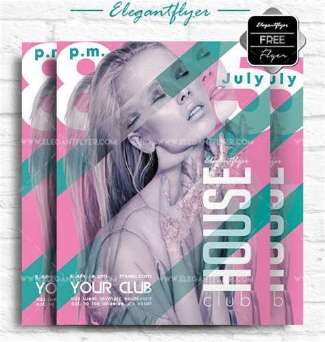 House Party Free Psd Flyer Stockpsd
