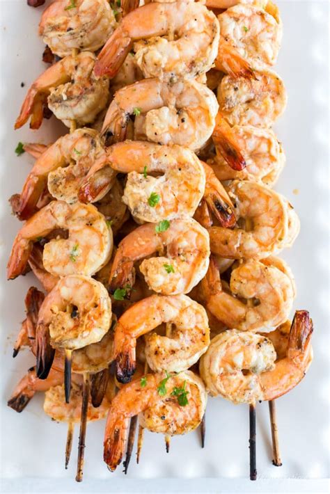 They don't take much time to prepare, they're easy to cook, and perhaps. Grilled Shrimp Skewers - girl. Inspired.
