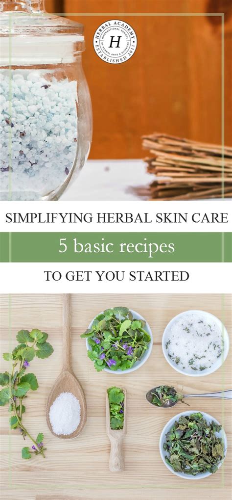 Simplifying Herbal Skin Care 5 Basic Recipes To Get You Started