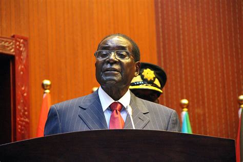 President Of Zimbabwe He Dr Robert Mugabe Speaking For Flickr