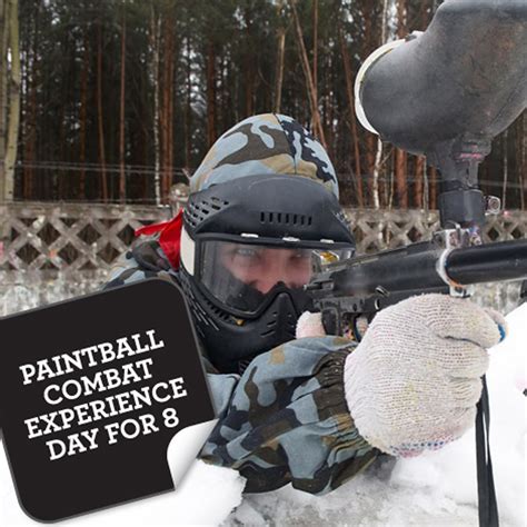 Christmas gift experiences for him. Paintball Combat Experience Day for 8 | Gift Experiences ...