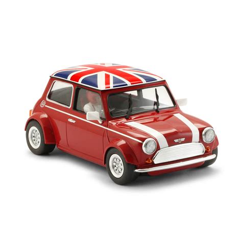 Brm Mini Cooper Classic Red Union Jack Roof 124th Scale Brm 096r