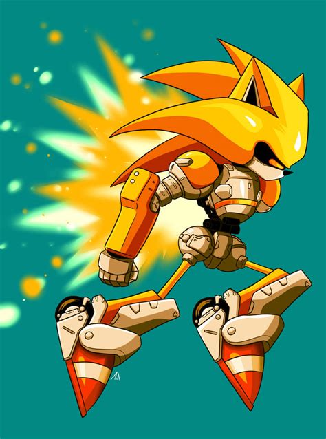 Super Mecha Sonic By Andersonicth On Deviantart