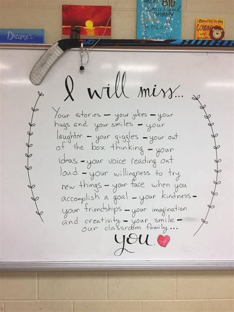 Sweet Message For Students Teacher Ts End Of Year Elementary