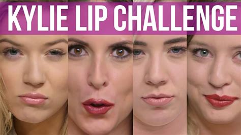 Kylie Jenner Lip Challenge Beauty Break Youtube