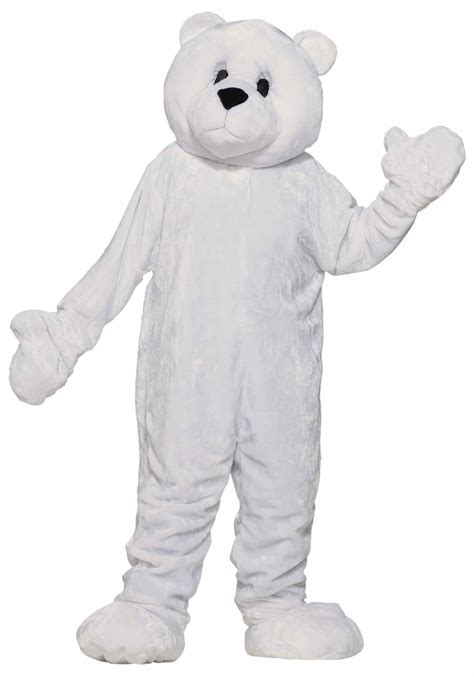 Fantasia De Mascote De Urso Polar Mascot Polar Bear Costume