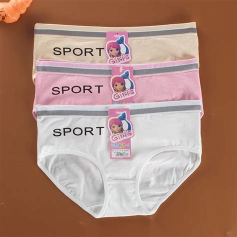 girls underwear cotton 8 12 14 years old sports letters breathable briefs pupils fyfp87 in